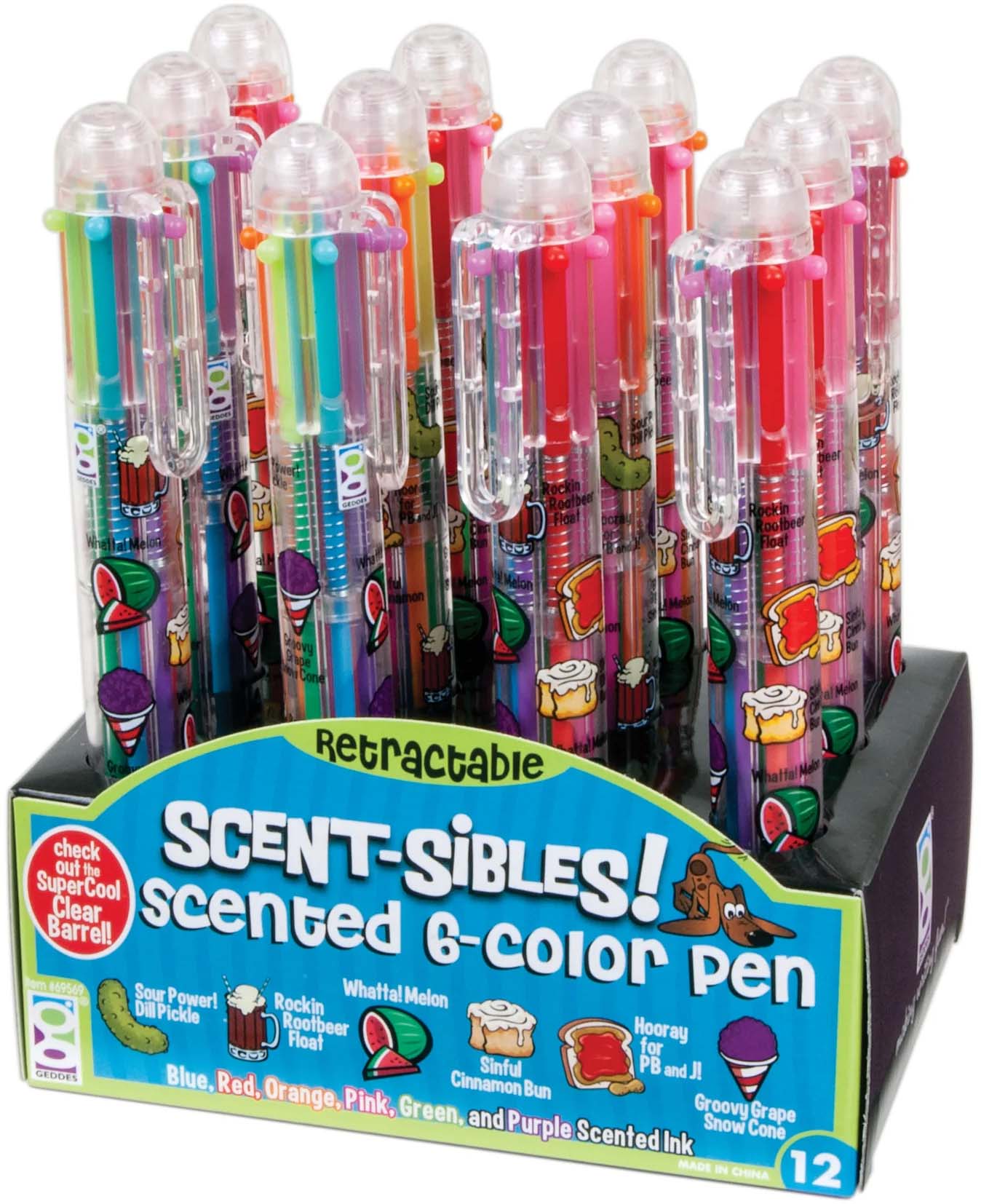 Picture of Scented 6 Color Pen