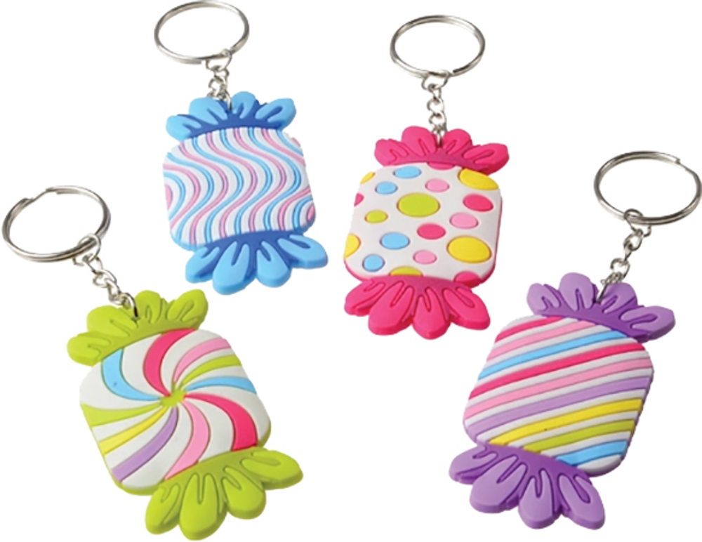 Picture of Candy Rubber Keychains