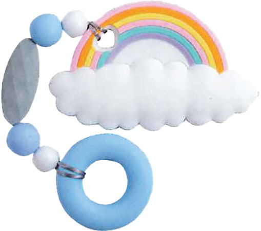 Picture of Silicone Rainbow Teether