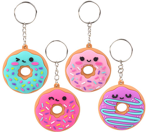 Picture of Donut Soft Rubber Keychain