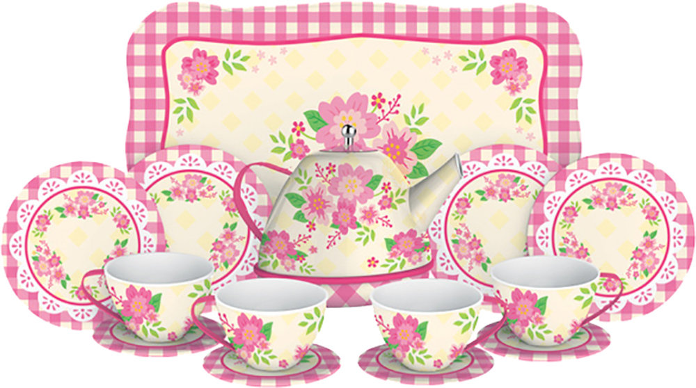 Picture of Fancy Tin Tea Set