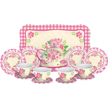 Picture of Fancy Tin Tea Set