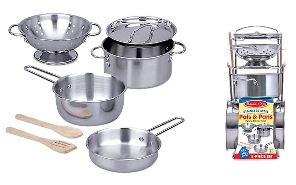 Picture of Pots And Pans With Storage Rack