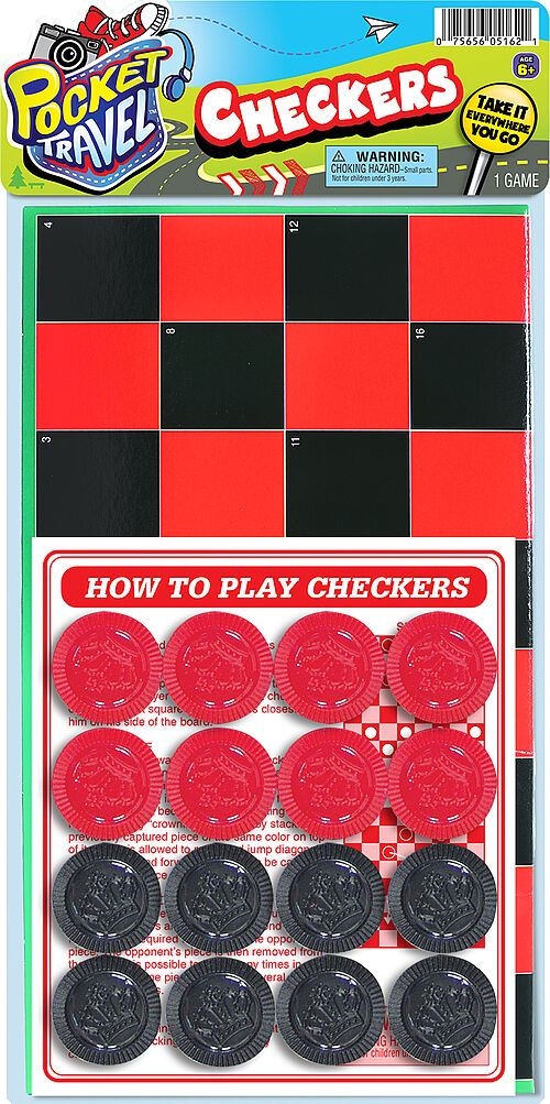 Picture of Pocket Travel Checkers