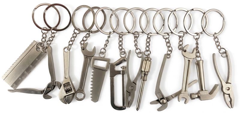 Picture of Assorted Tools Keychains