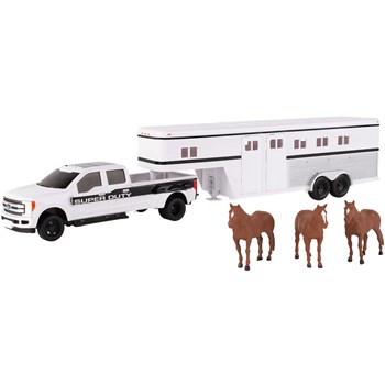 Picture of Ford F-350 Pickup with Horse Trailer