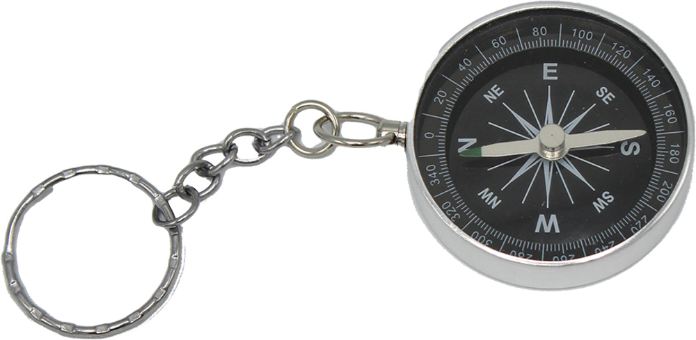 Picture of Flat Compass Keychain