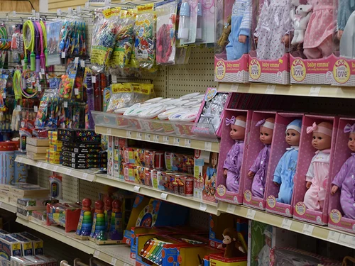 toys, dolls, and games at Good's Variety Store